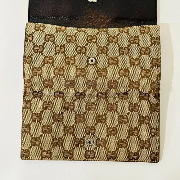 Gucci Brown Monogram wallet - Picture 15 of 15